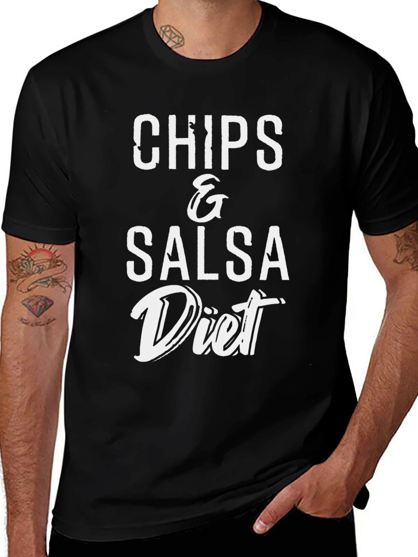 Chips & Salsa Diet T-Shirt - Funny Foodie Tee