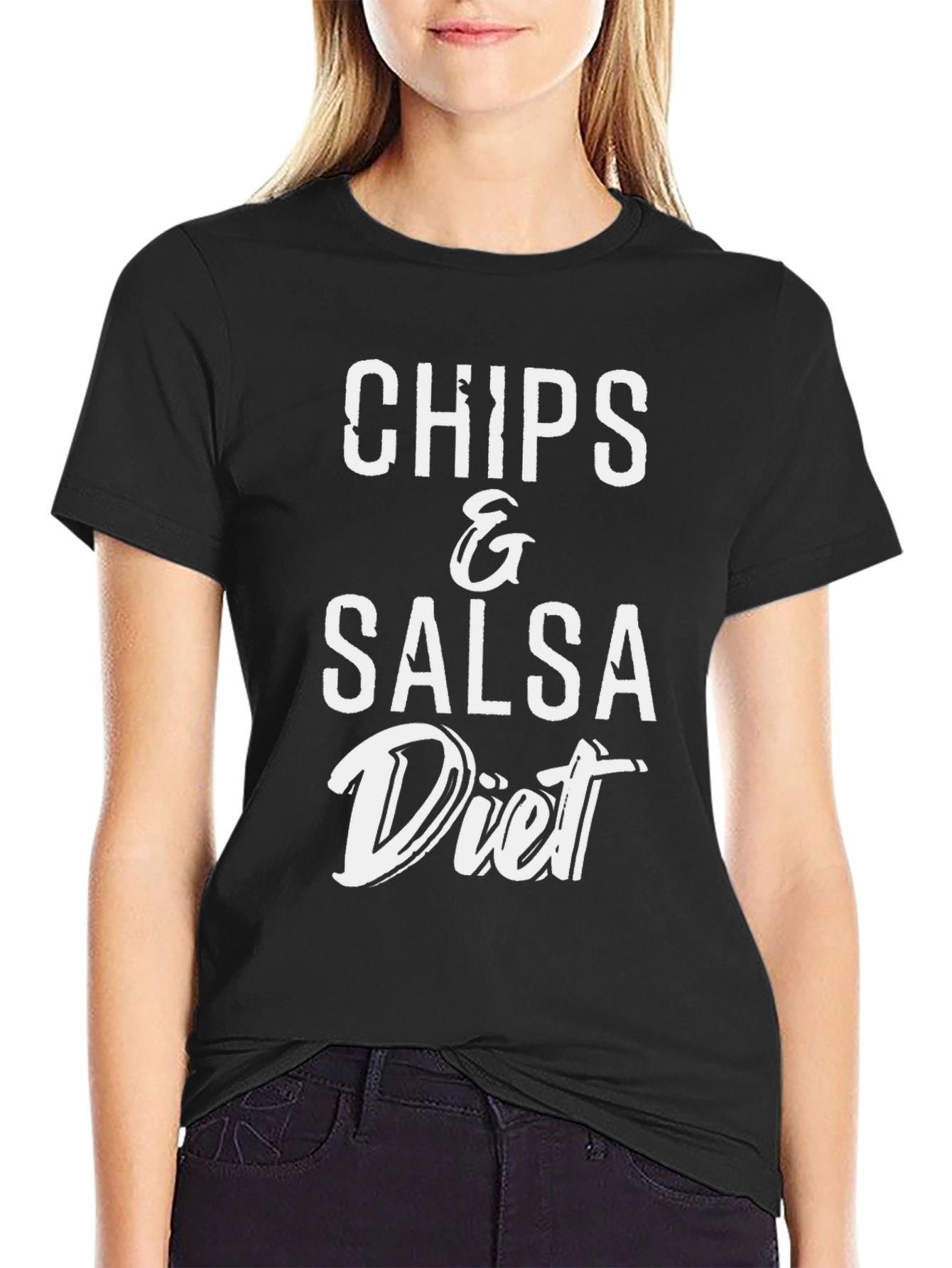 Chips & Salsa Diet T-Shirt - Funny Foodie Tee