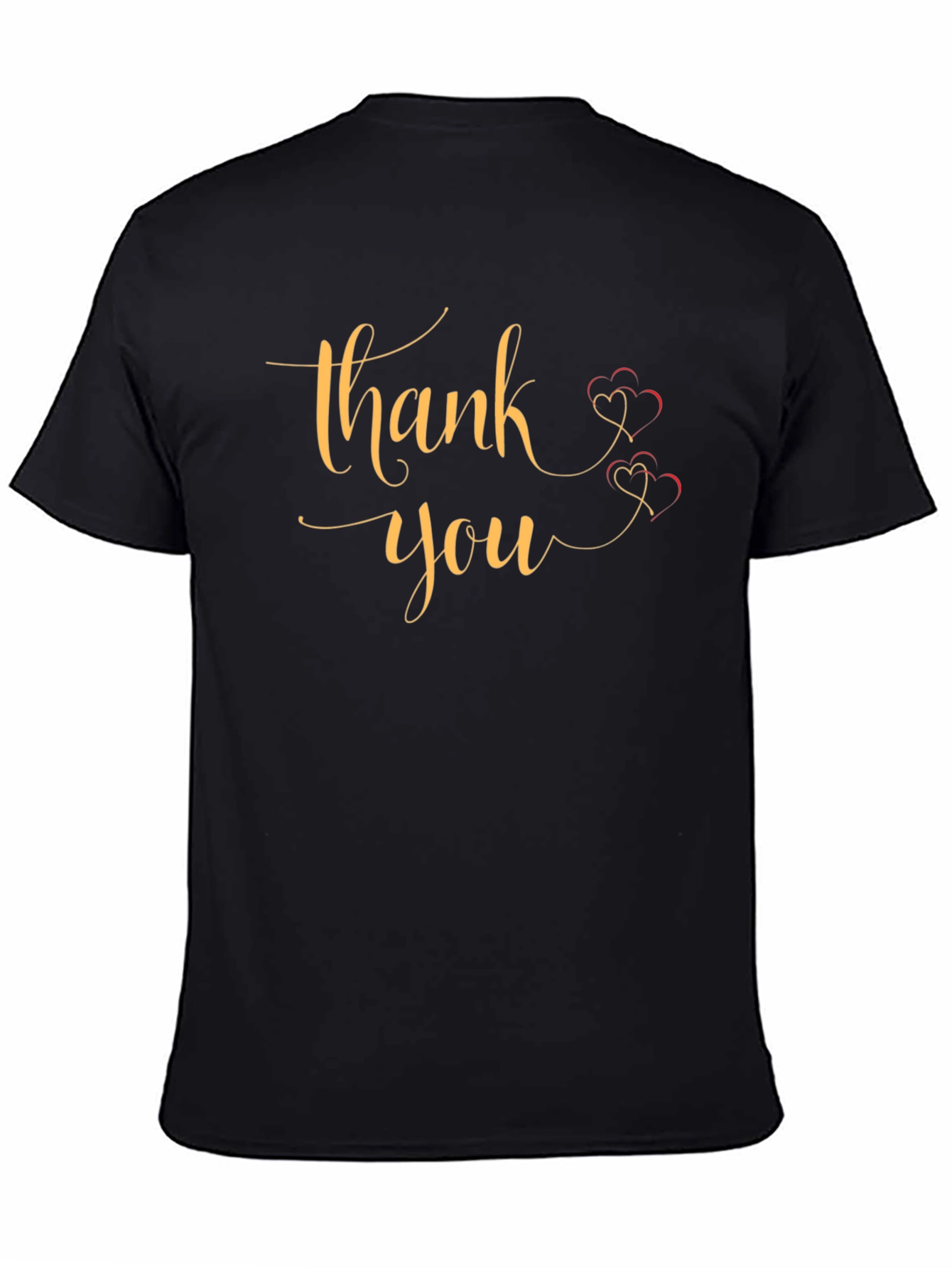 Thank You T-Shirt Graphic Print Casual Wear
