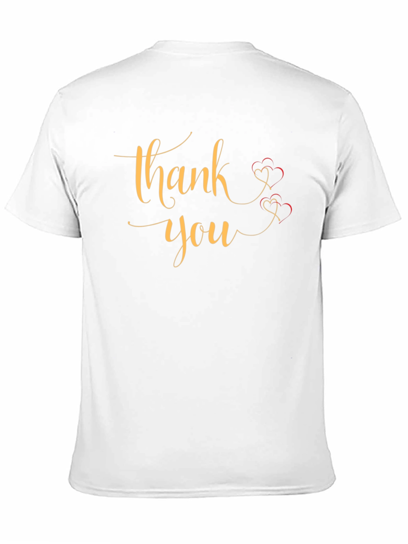 Thank You T-Shirt Graphic Print Casual Wear
