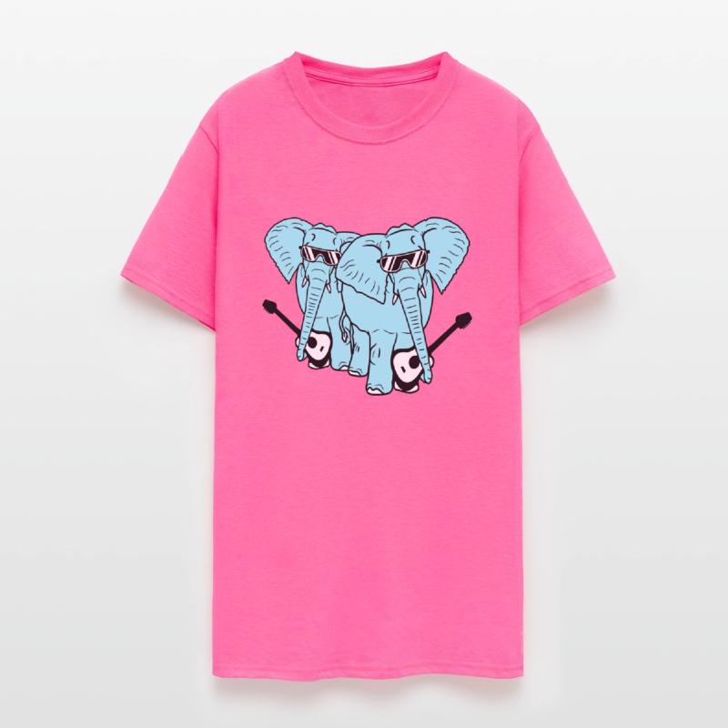2 Guitars Elephants Sweet Two Friends Band Team