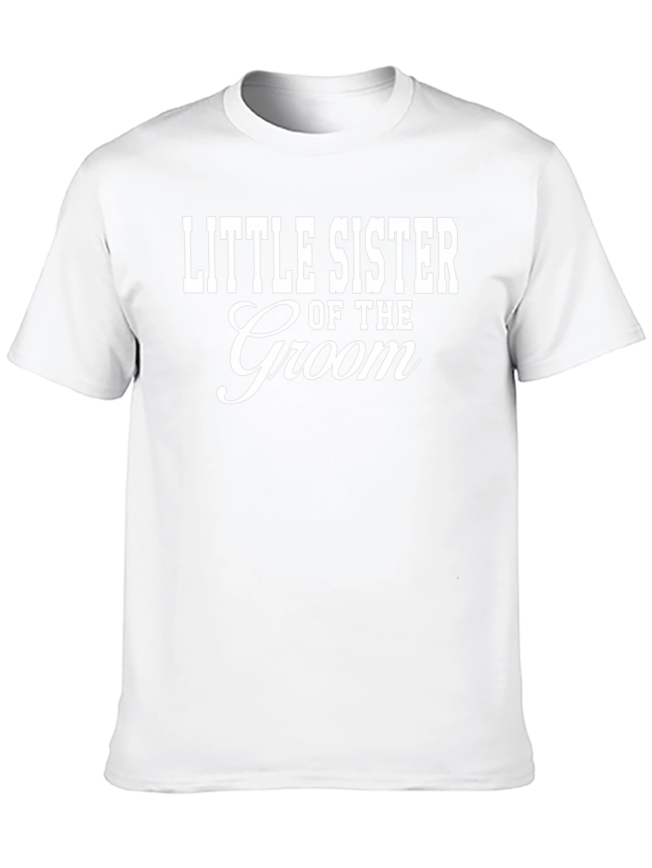 Little Sister of the Groom T-Shirt - Wedding Party