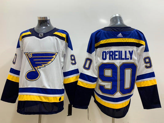 Men's St. Louis Blues Ryan O'Reilly #90 White Breakaway Player Jerseys