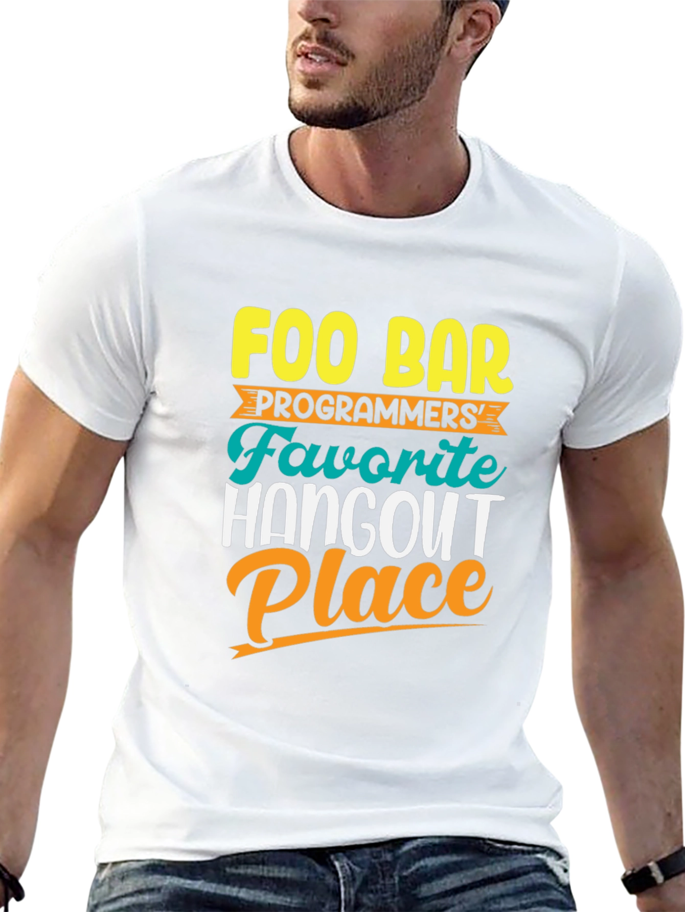 Foo Bar Programmers Hangout Graphic Tee