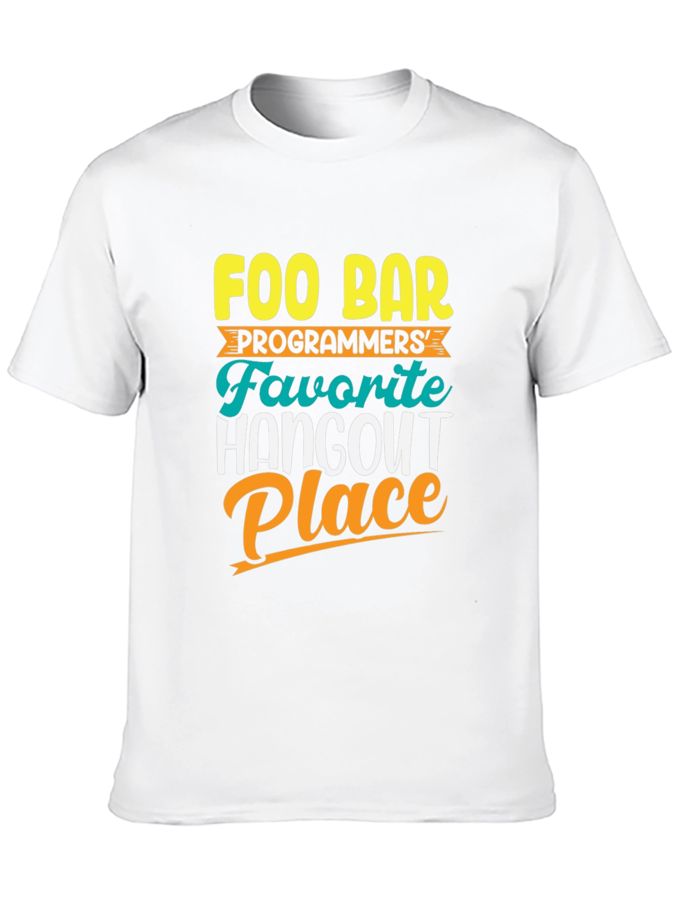 Foo Bar Programmers Hangout Graphic Tee