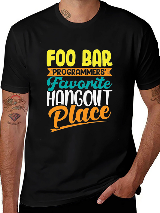 Foo Bar Programmers Hangout Graphic Tee