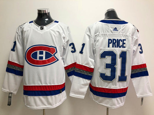 Men's Montreal Canadiens Carey Price #31 White Player Jerseys