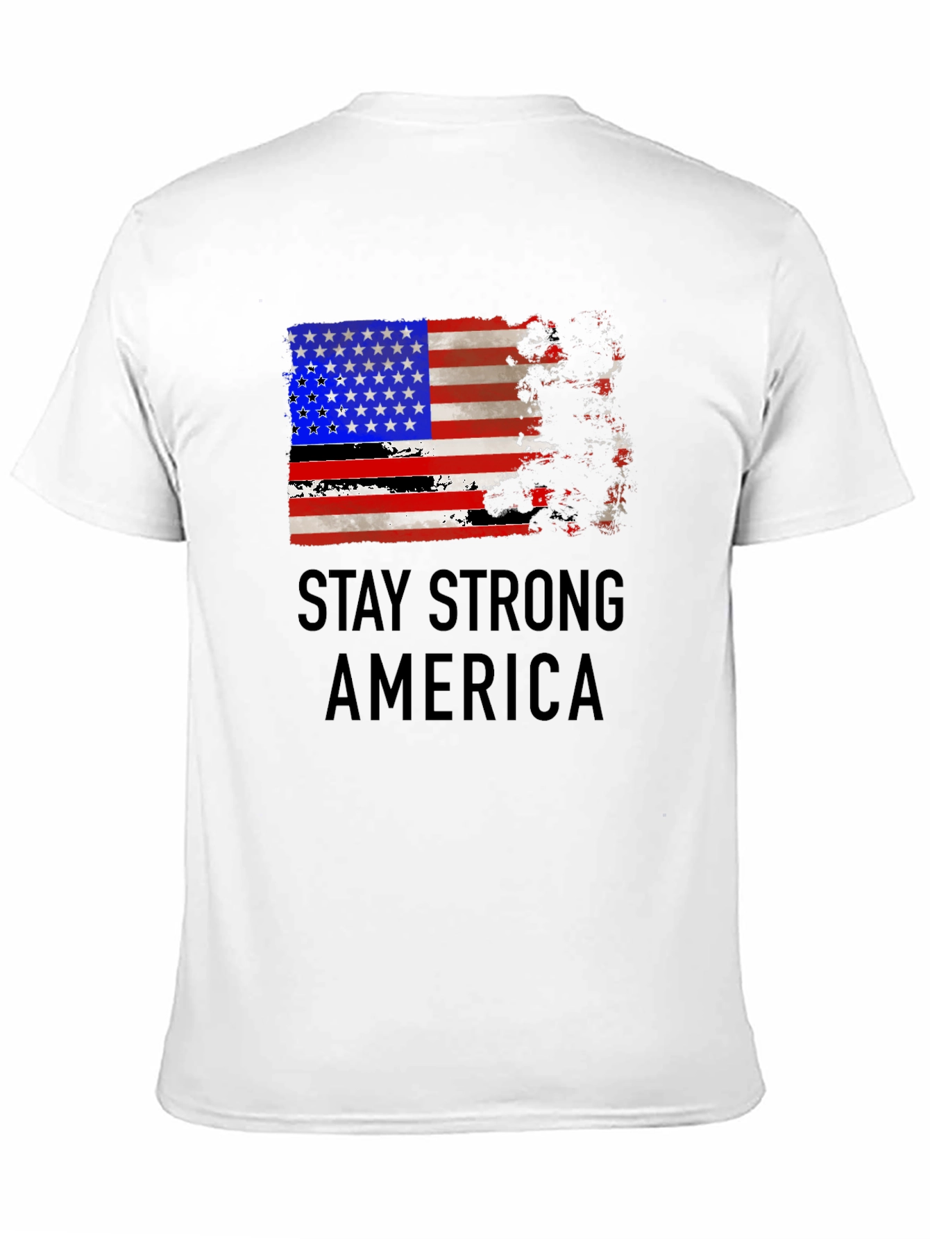 Stay Strong America T-Shirt Patriotic USA Flag