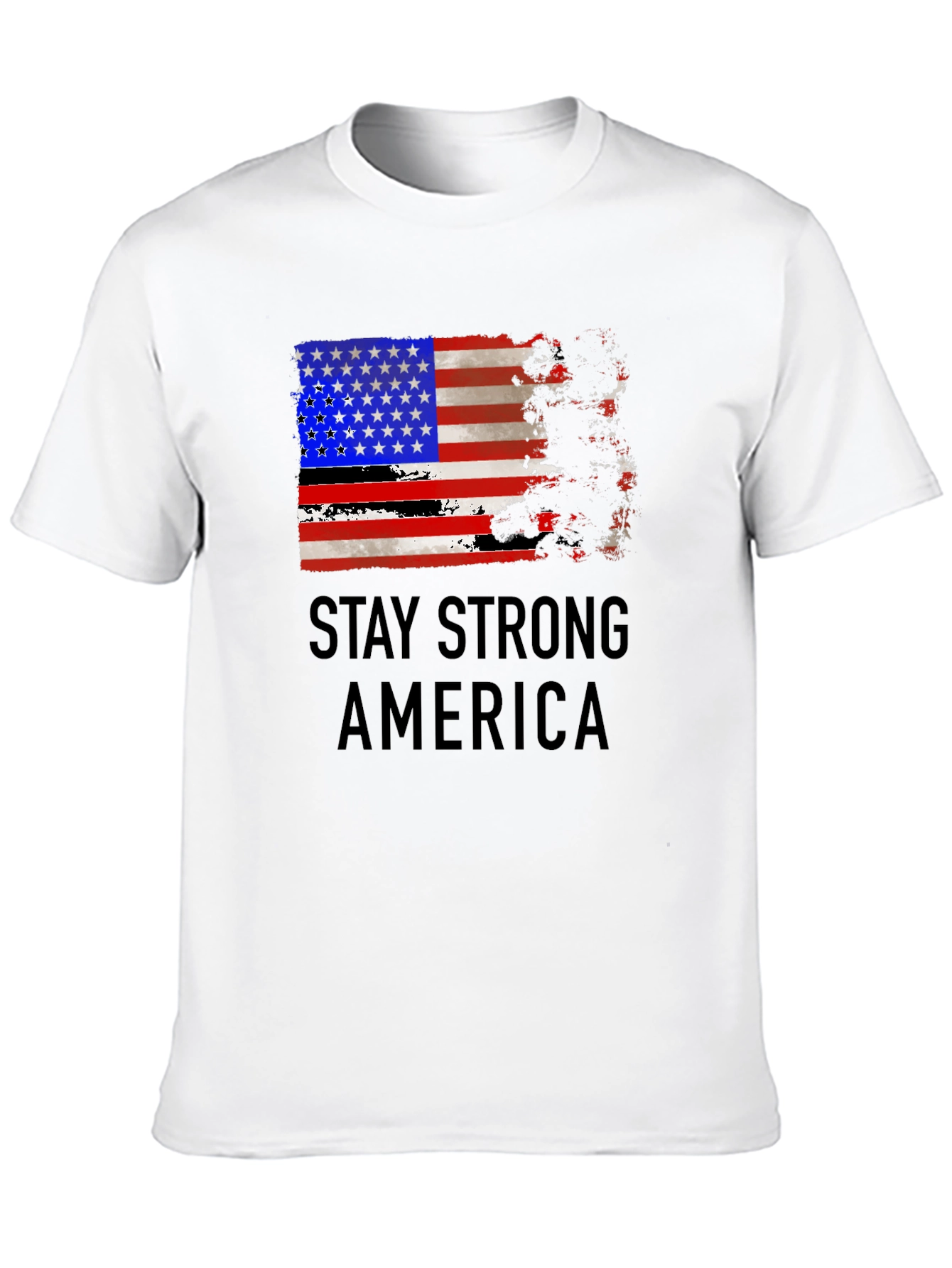 Stay Strong America T-Shirt Patriotic USA Flag