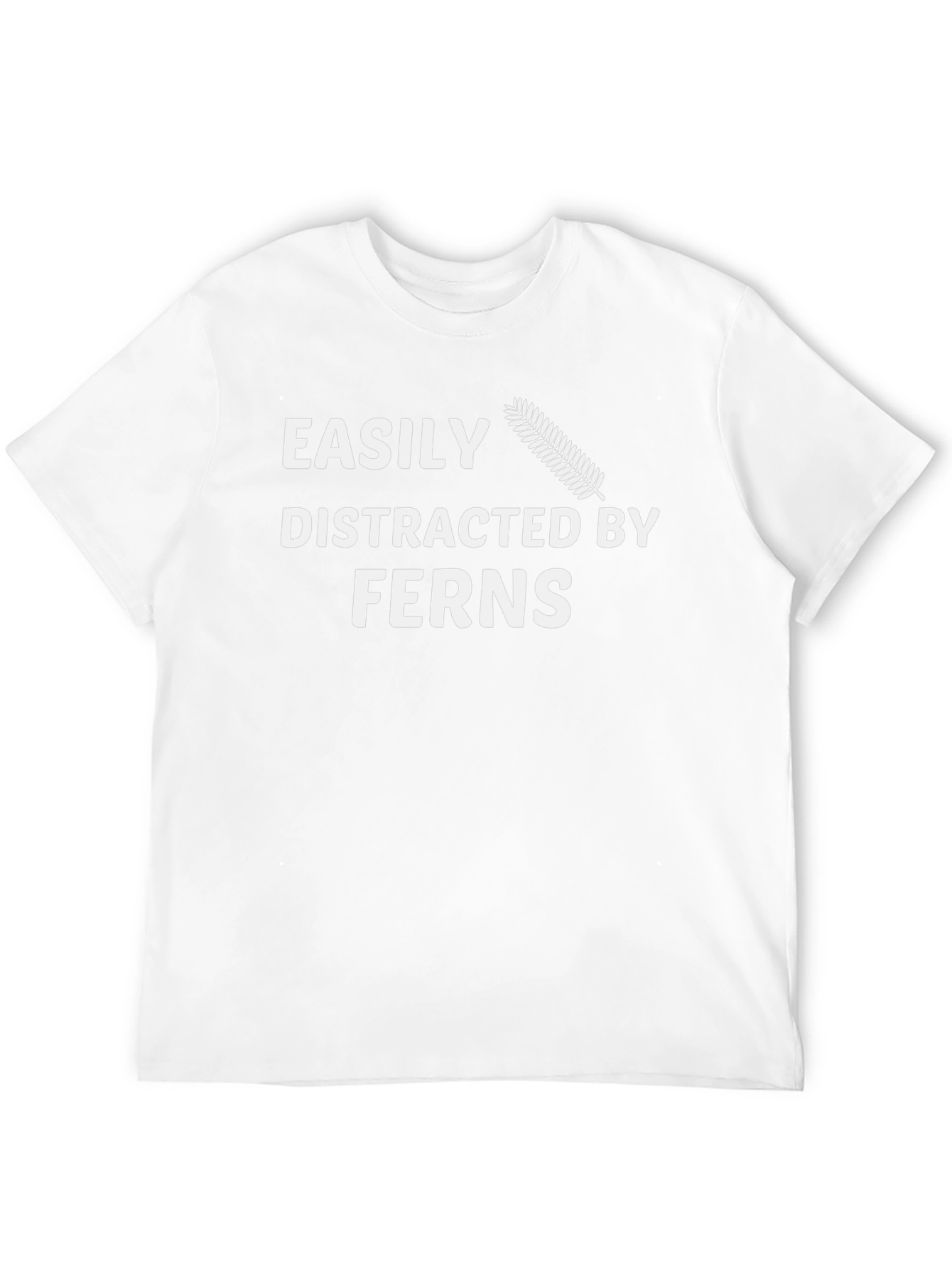 Easily Distracted By Ferns Funny T-Shirt
