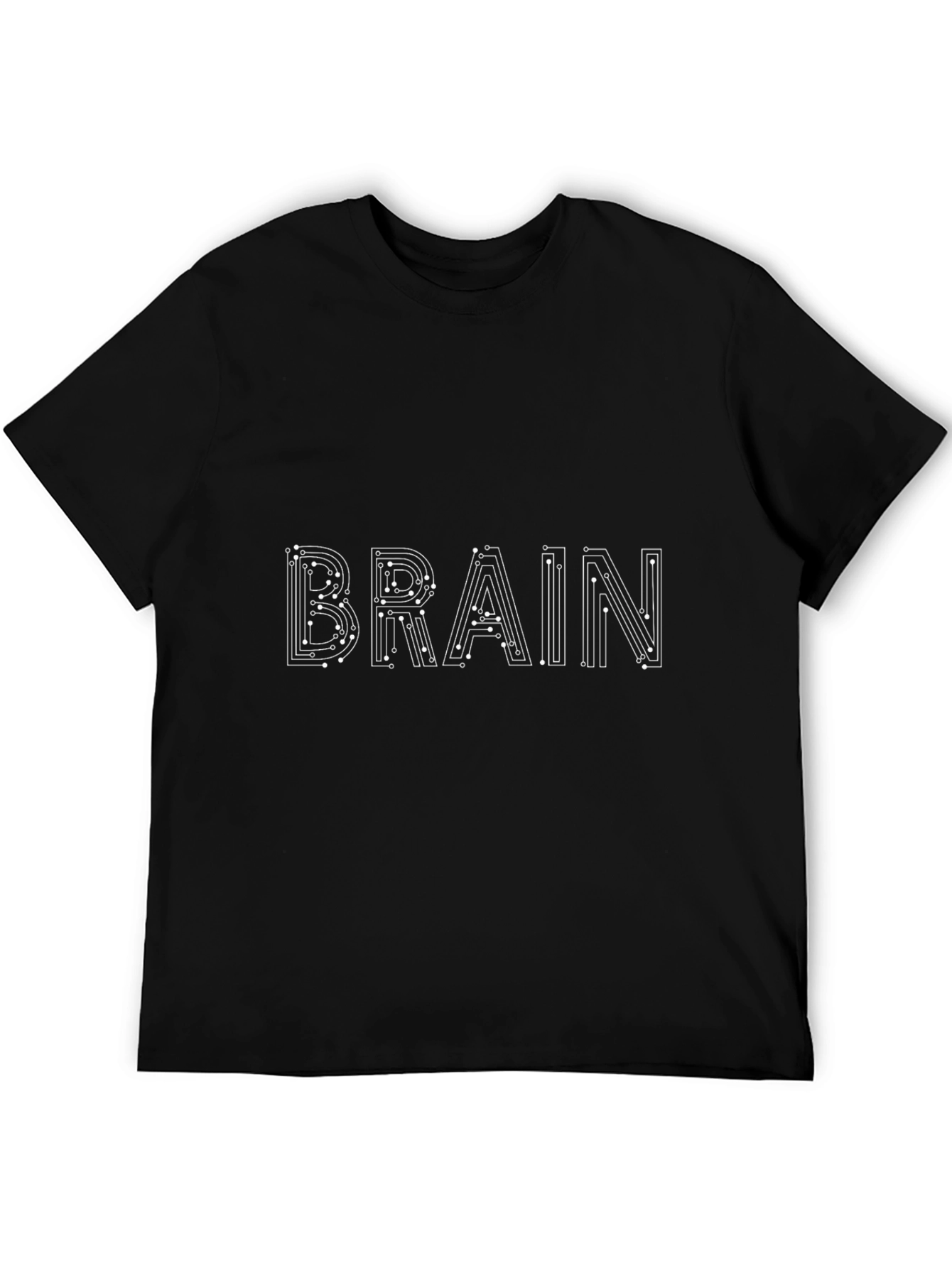 Brain Circuitry Graphic T-Shirt - Black