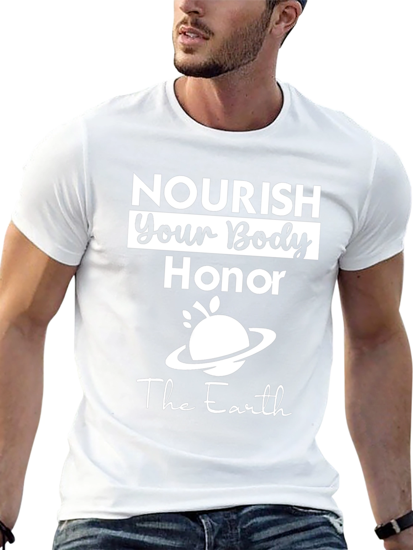 Nourish Body Honor Earth Graphic Tee