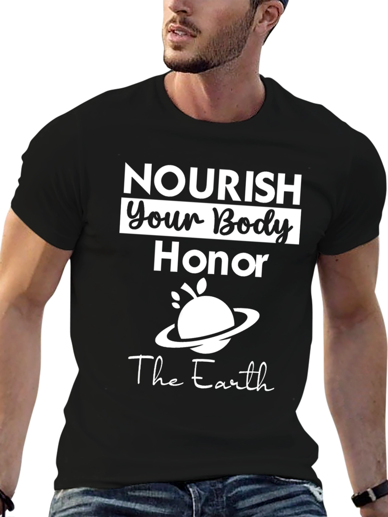 Nourish Body Honor Earth Graphic Tee