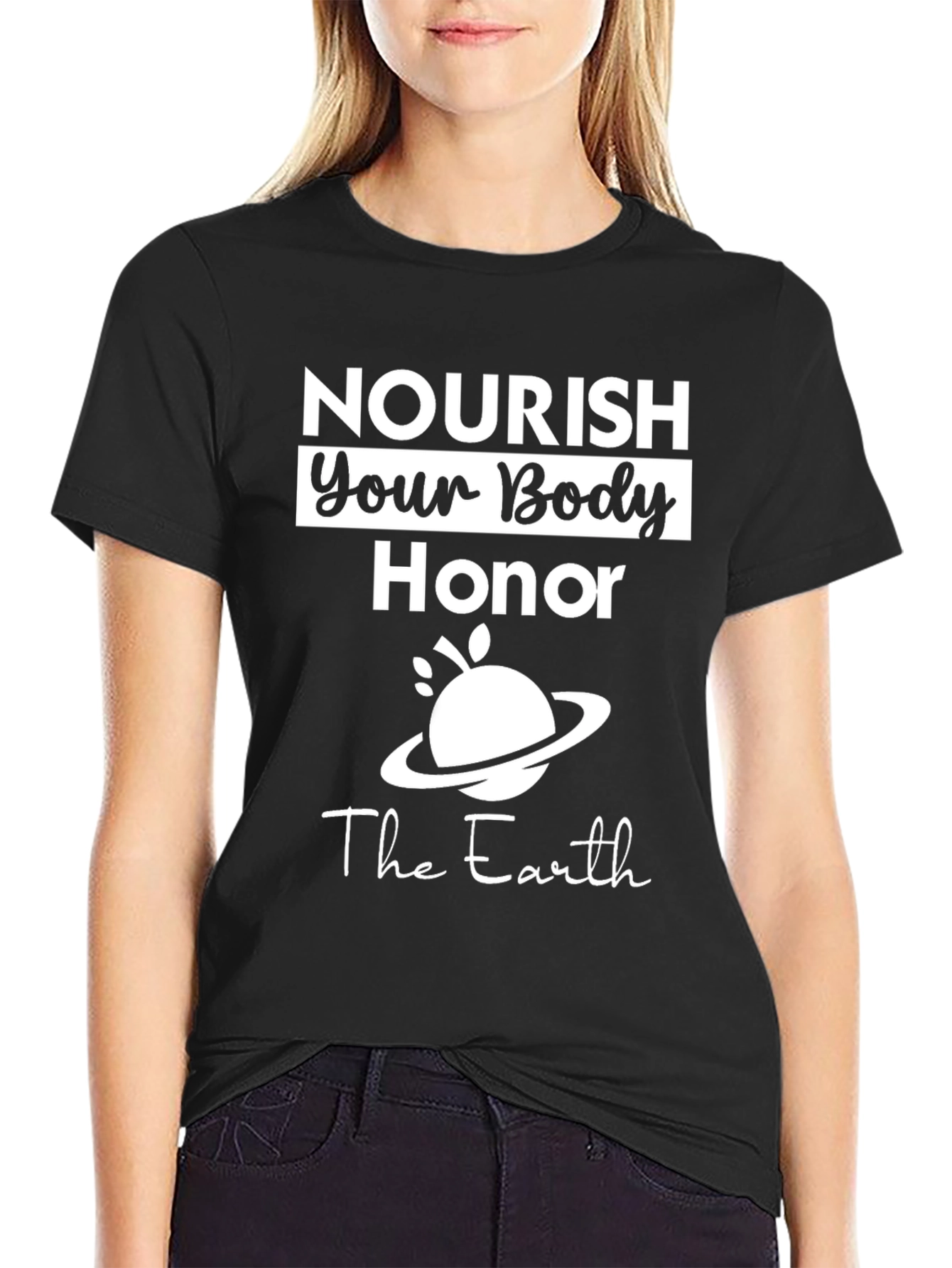 Nourish Body Honor Earth Graphic Tee