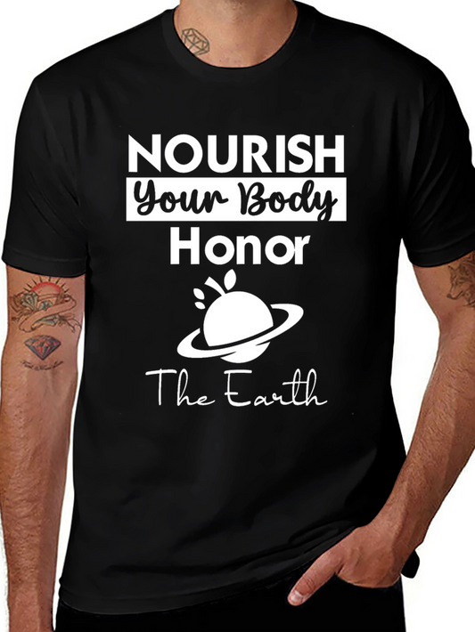 Nourish Body Honor Earth Graphic Tee
