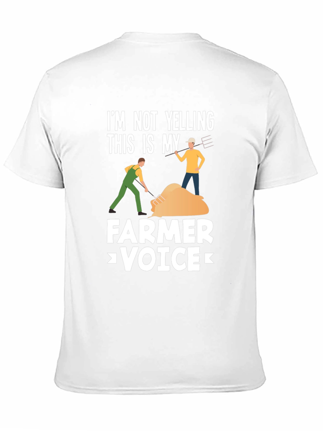 Farmer Voice T-Shirt - Novelty Graphic Tee