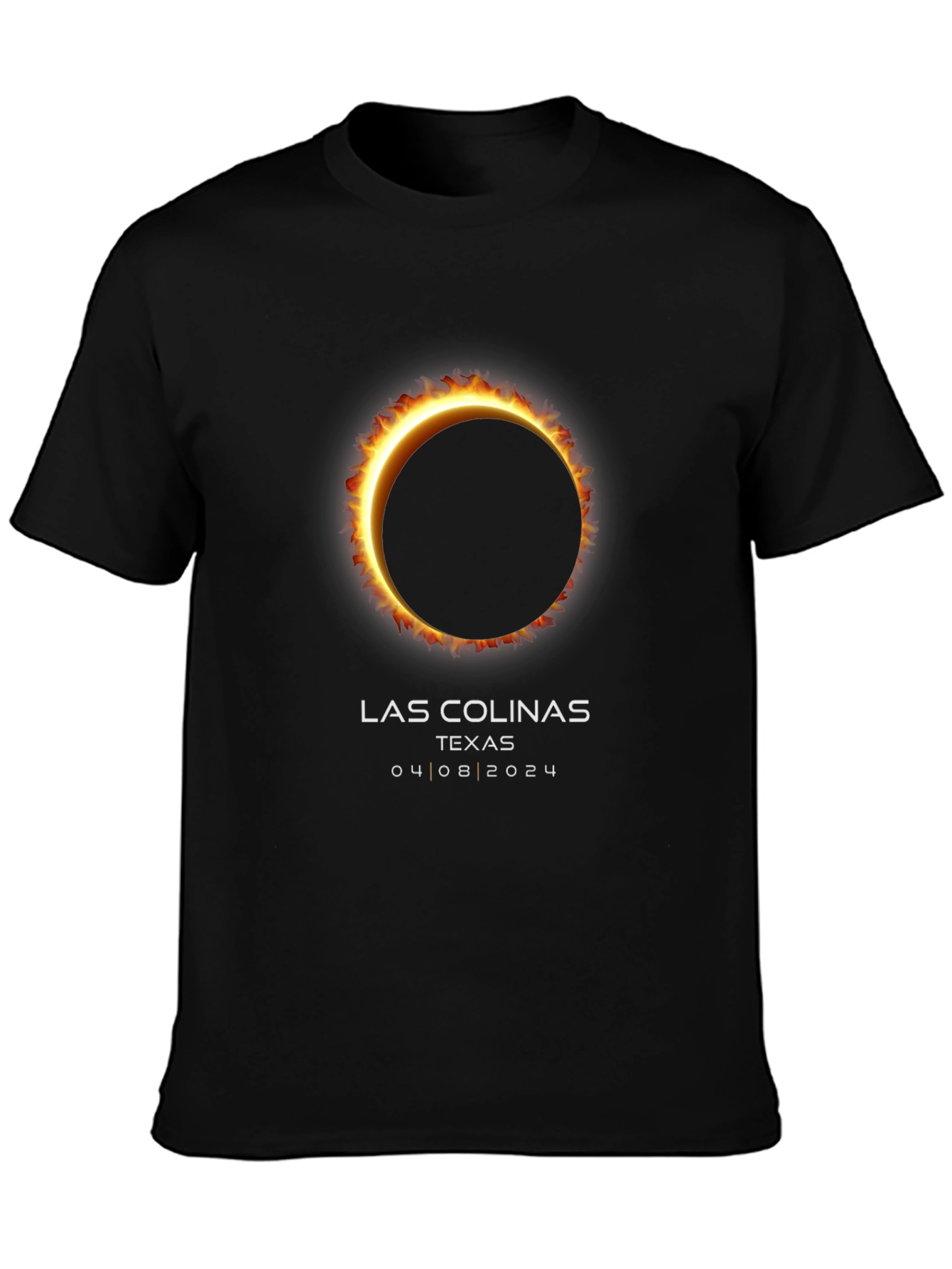 Total Solar Eclipse Las Colinas Texas T-Shirt