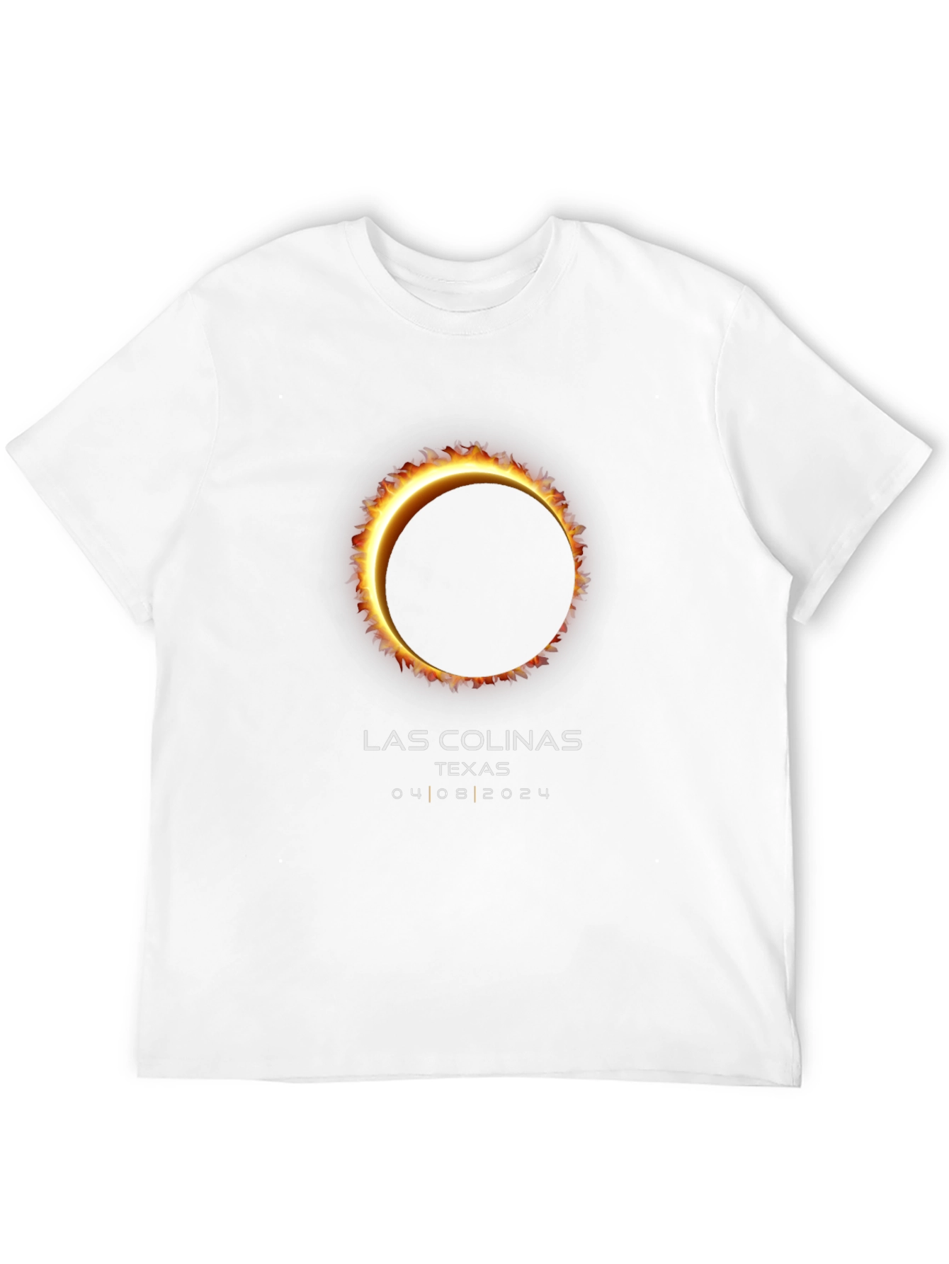 Total Solar Eclipse Las Colinas Texas T-Shirt