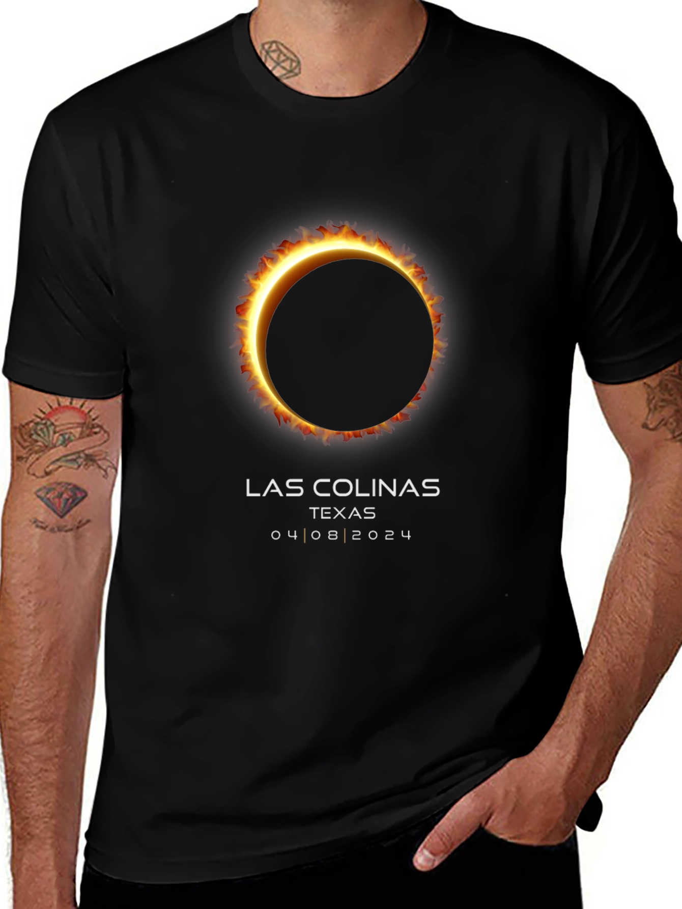 Total Solar Eclipse Las Colinas Texas T-Shirt