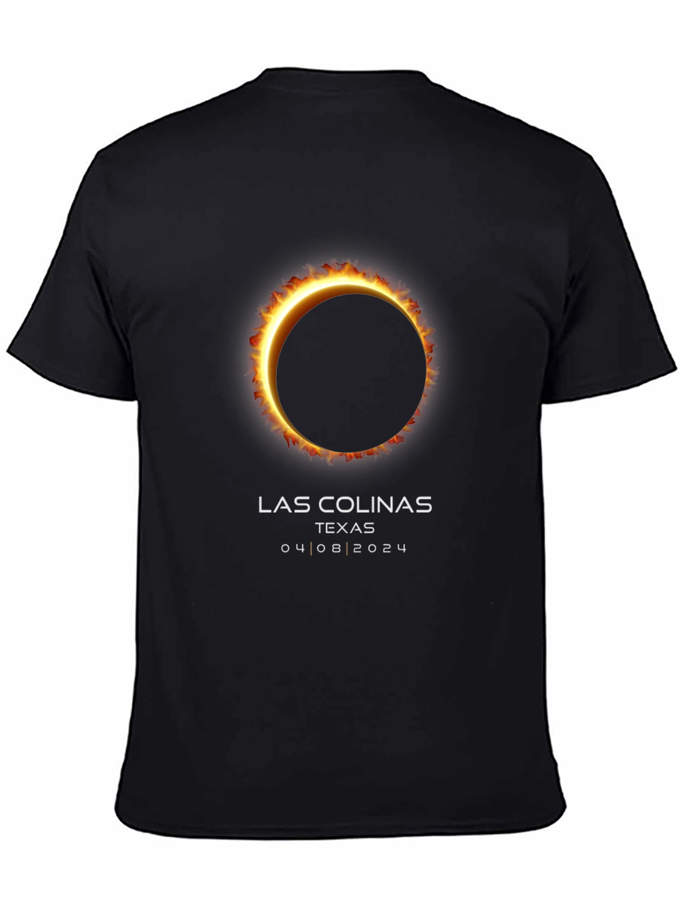 Total Solar Eclipse Las Colinas Texas T-Shirt