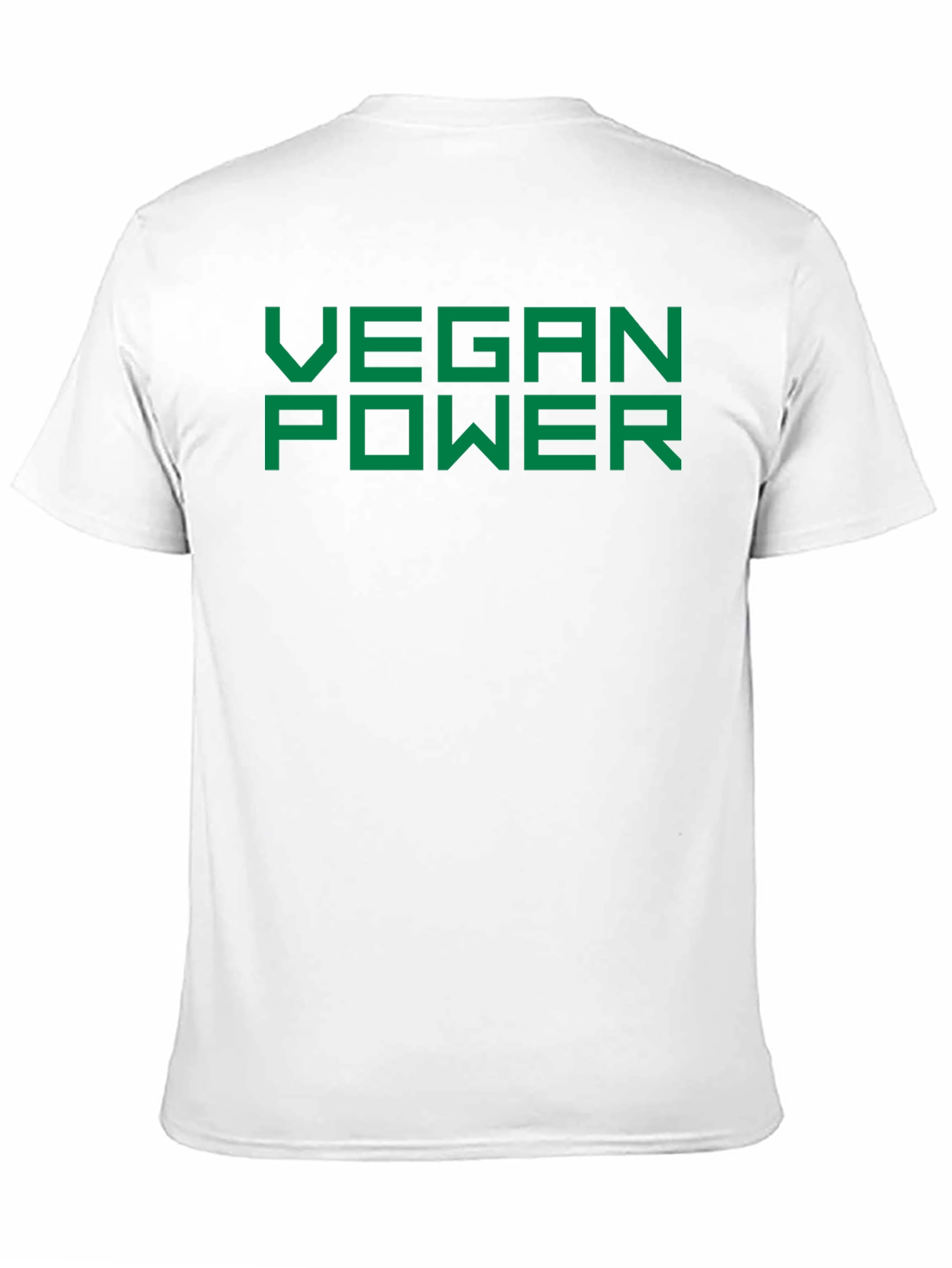 Vegan Power T-Shirt - Bold Green Print