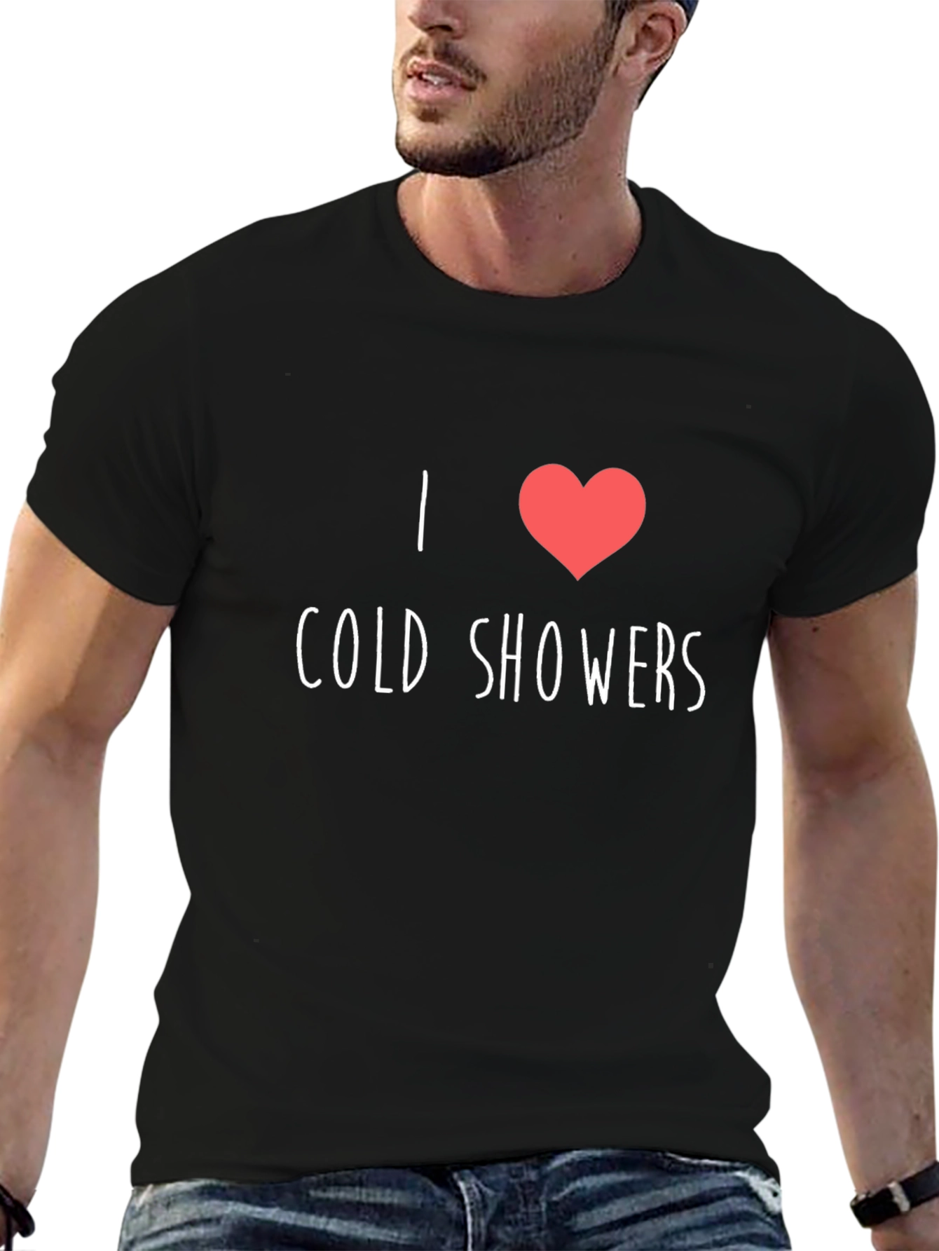 I Love Cold Showers Graphic T-Shirt