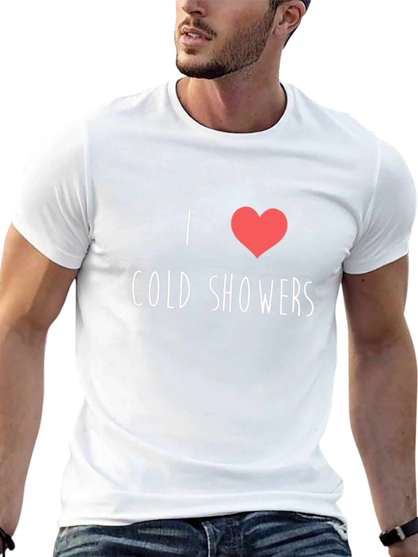 I Love Cold Showers Graphic T-Shirt
