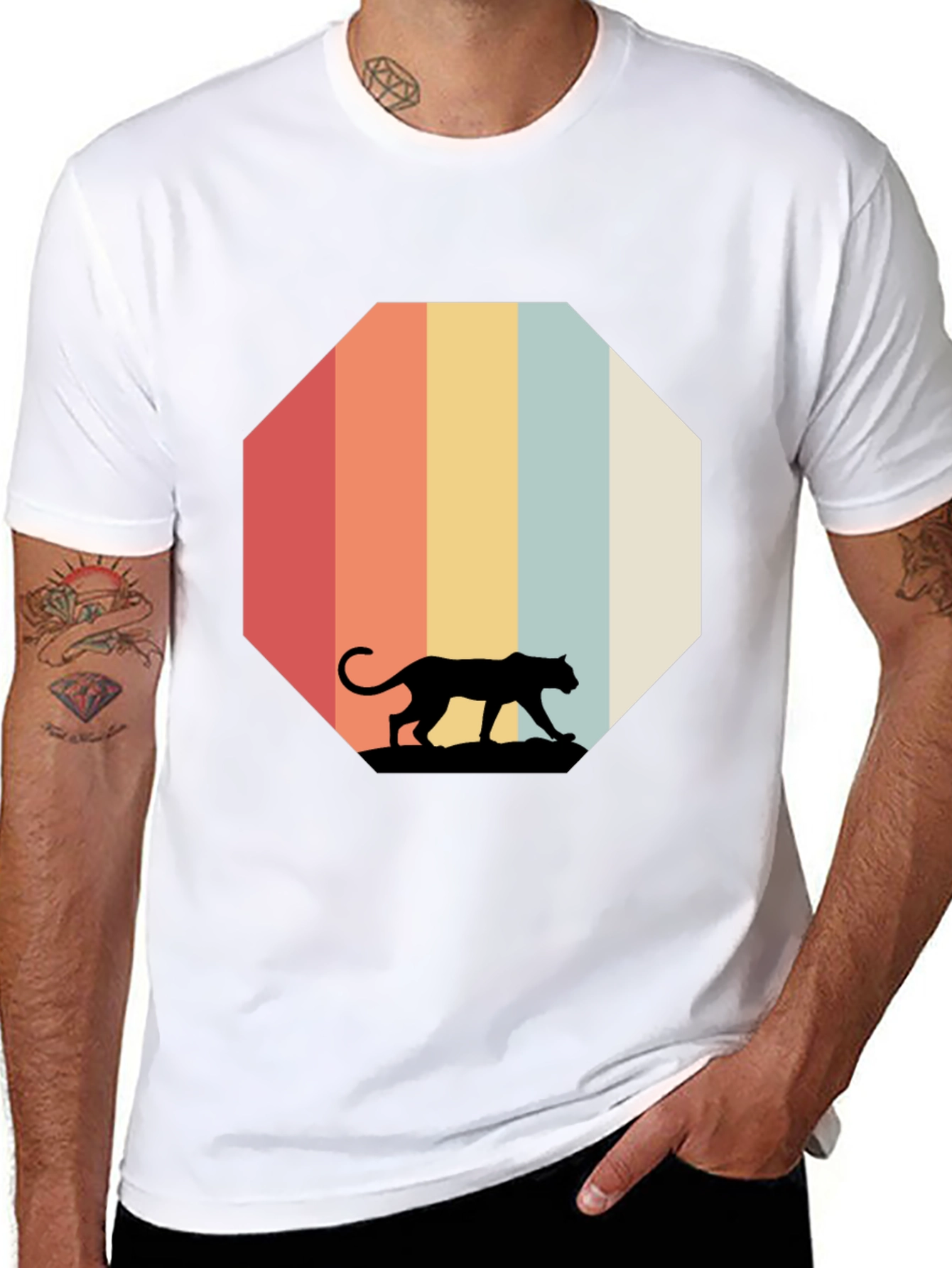 Retro Panther Graphic Tee