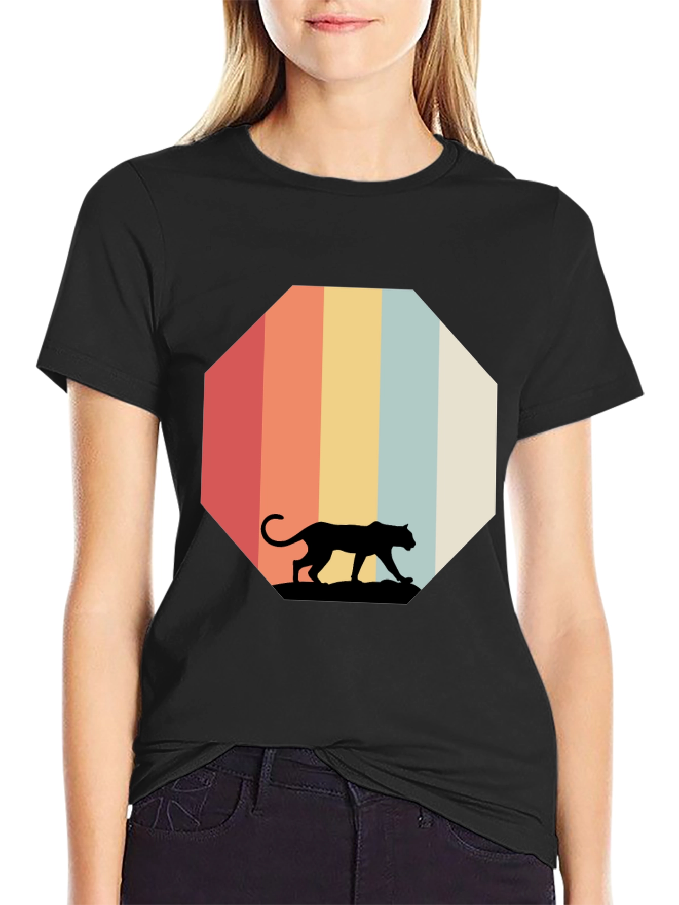 Retro Panther Graphic Tee