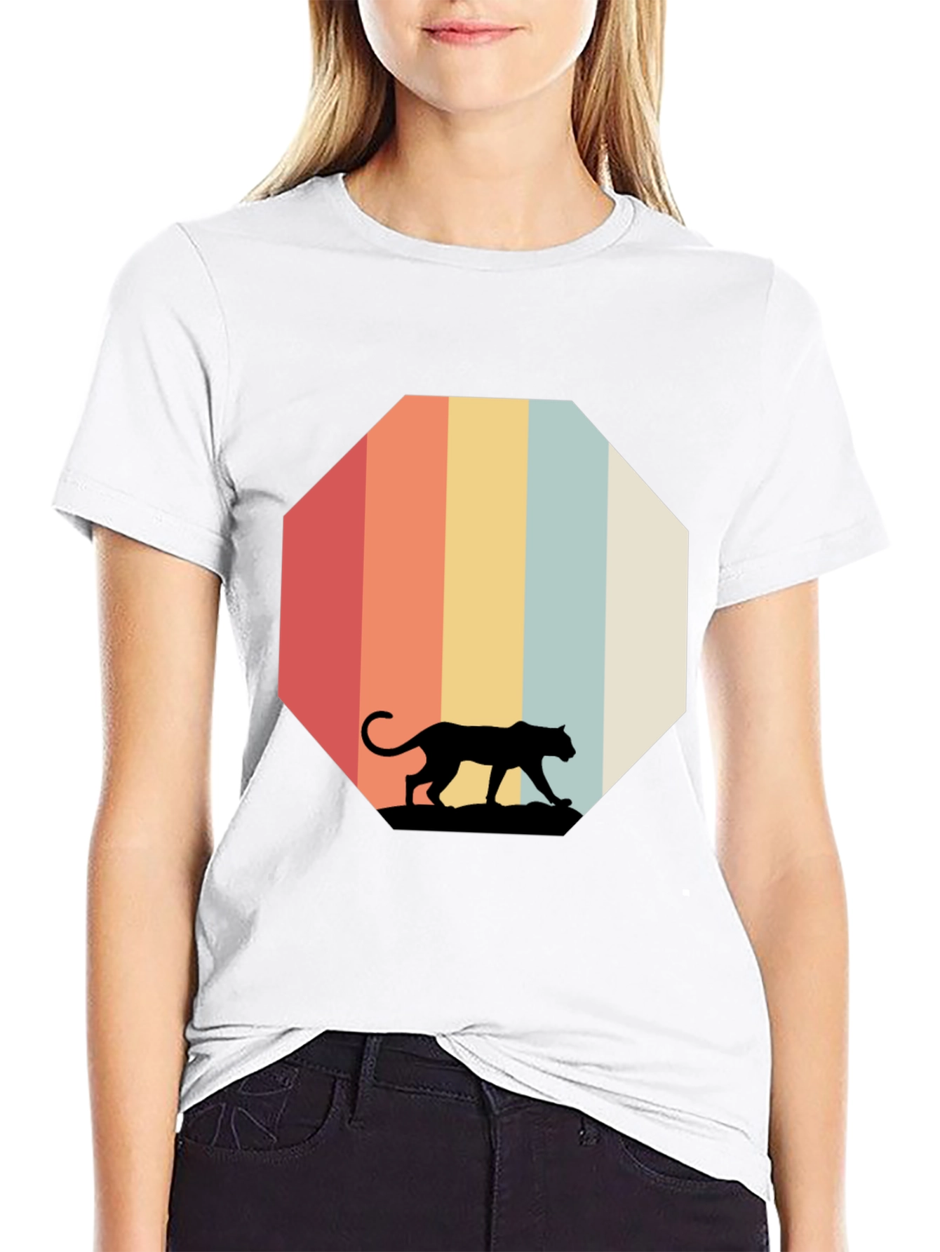 Retro Panther Graphic Tee