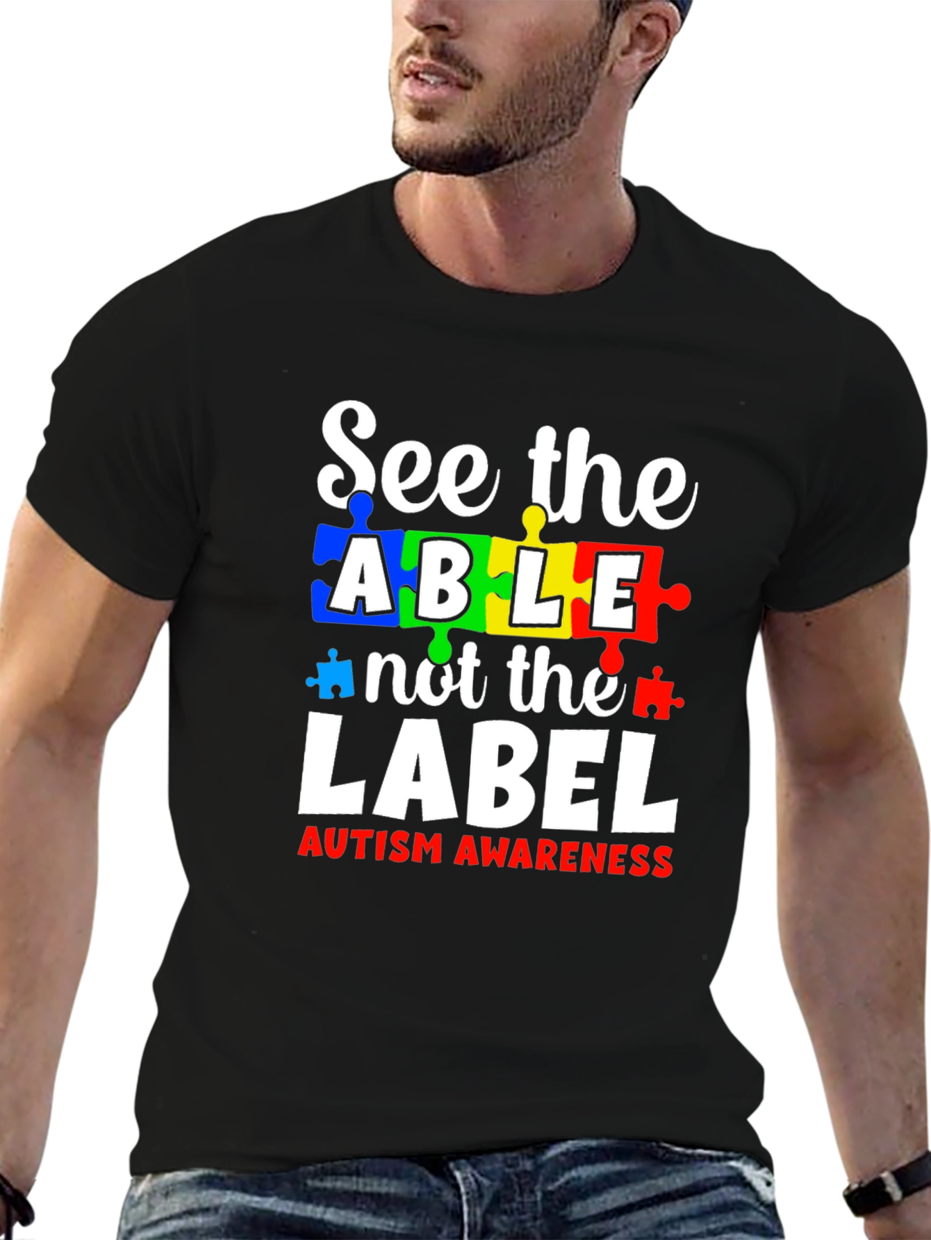 Autism Awareness T-Shirt: See the Able Not the Label