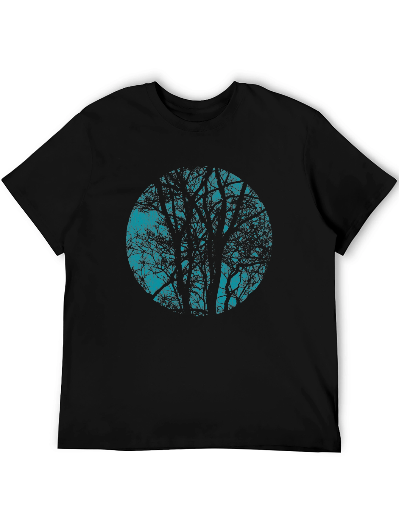 Black Tree Silhouette Graphic Tee