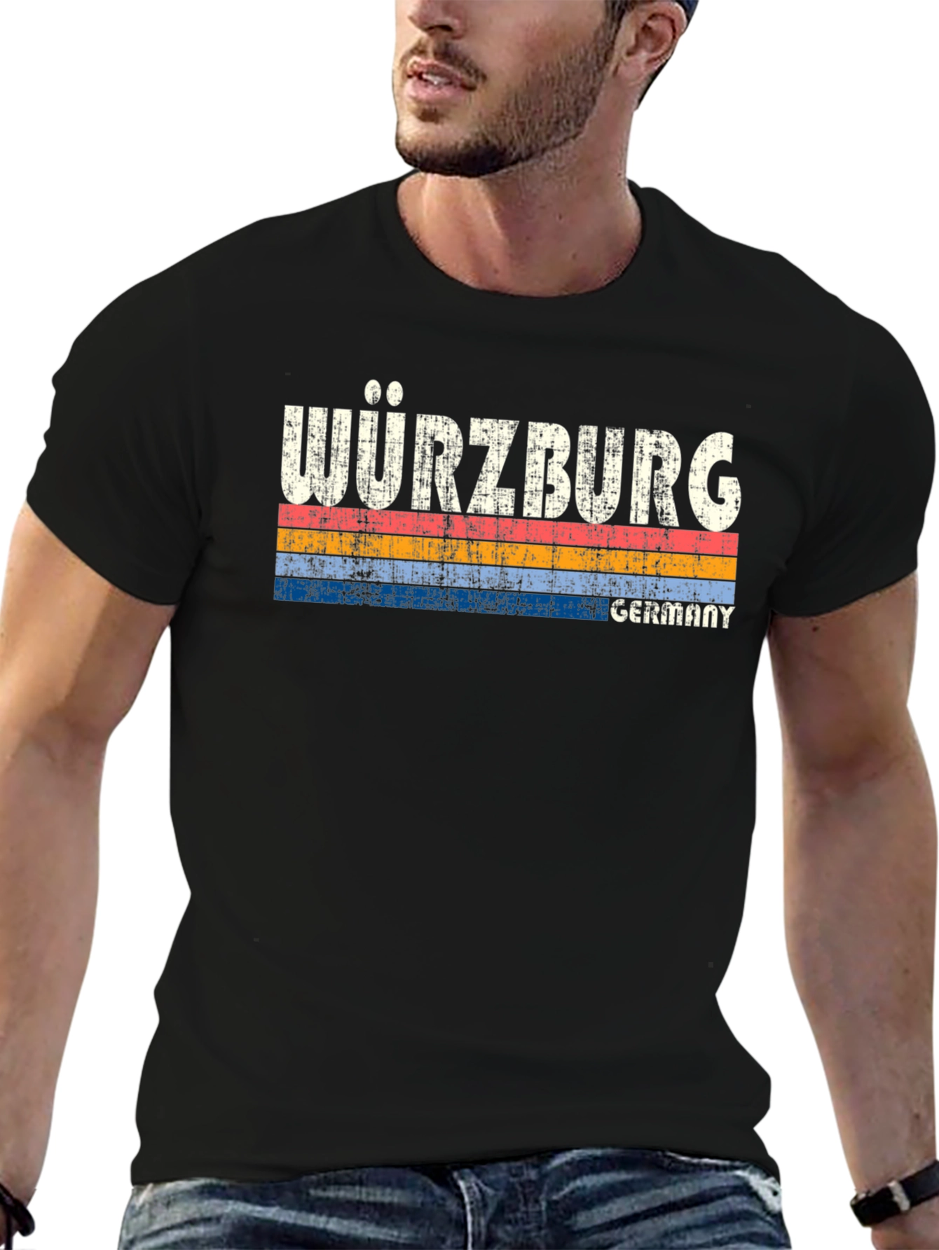 Würzburg Germany Retro T-Shirt