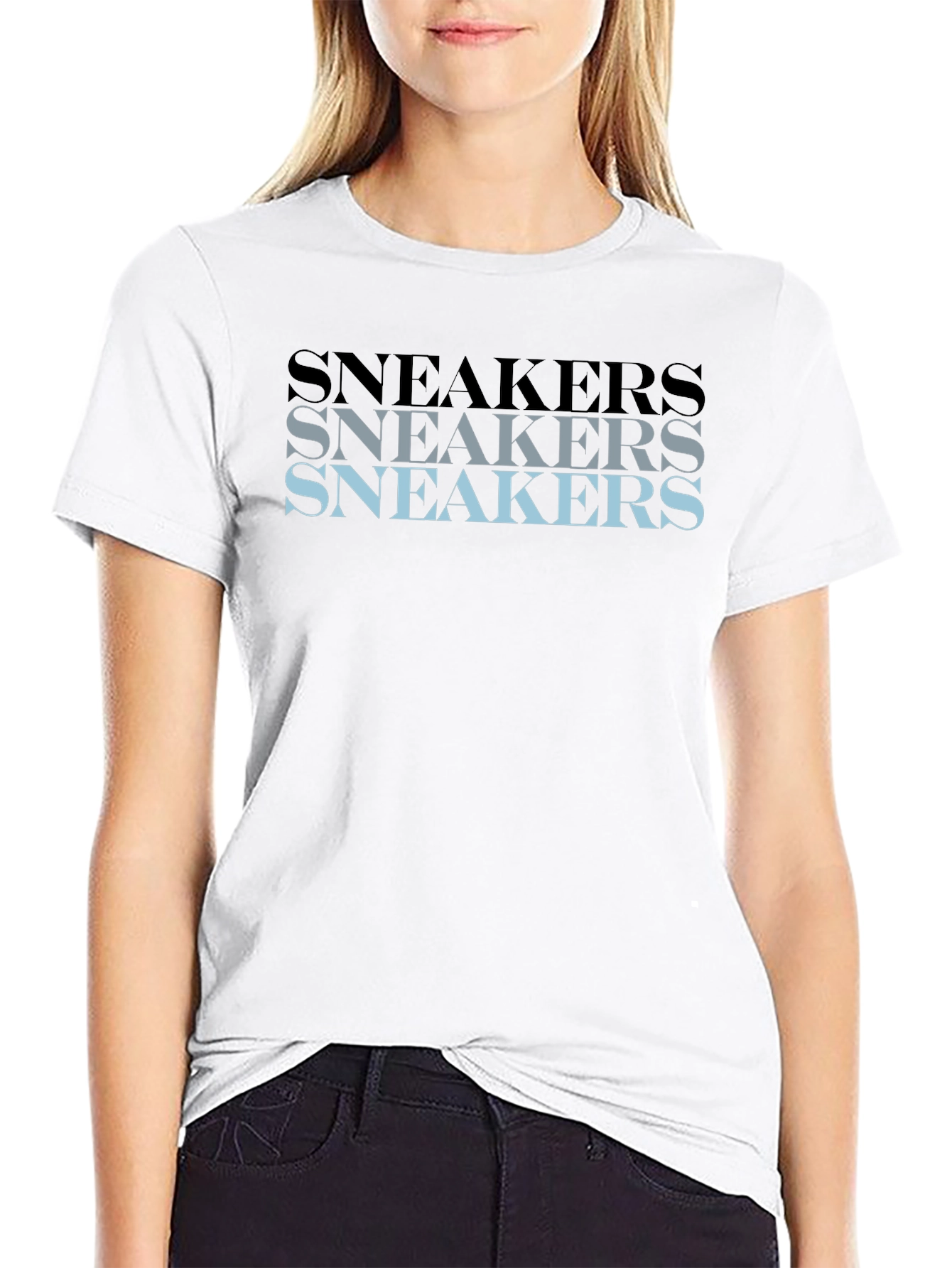 Sneakers Graphic Print T-Shirt