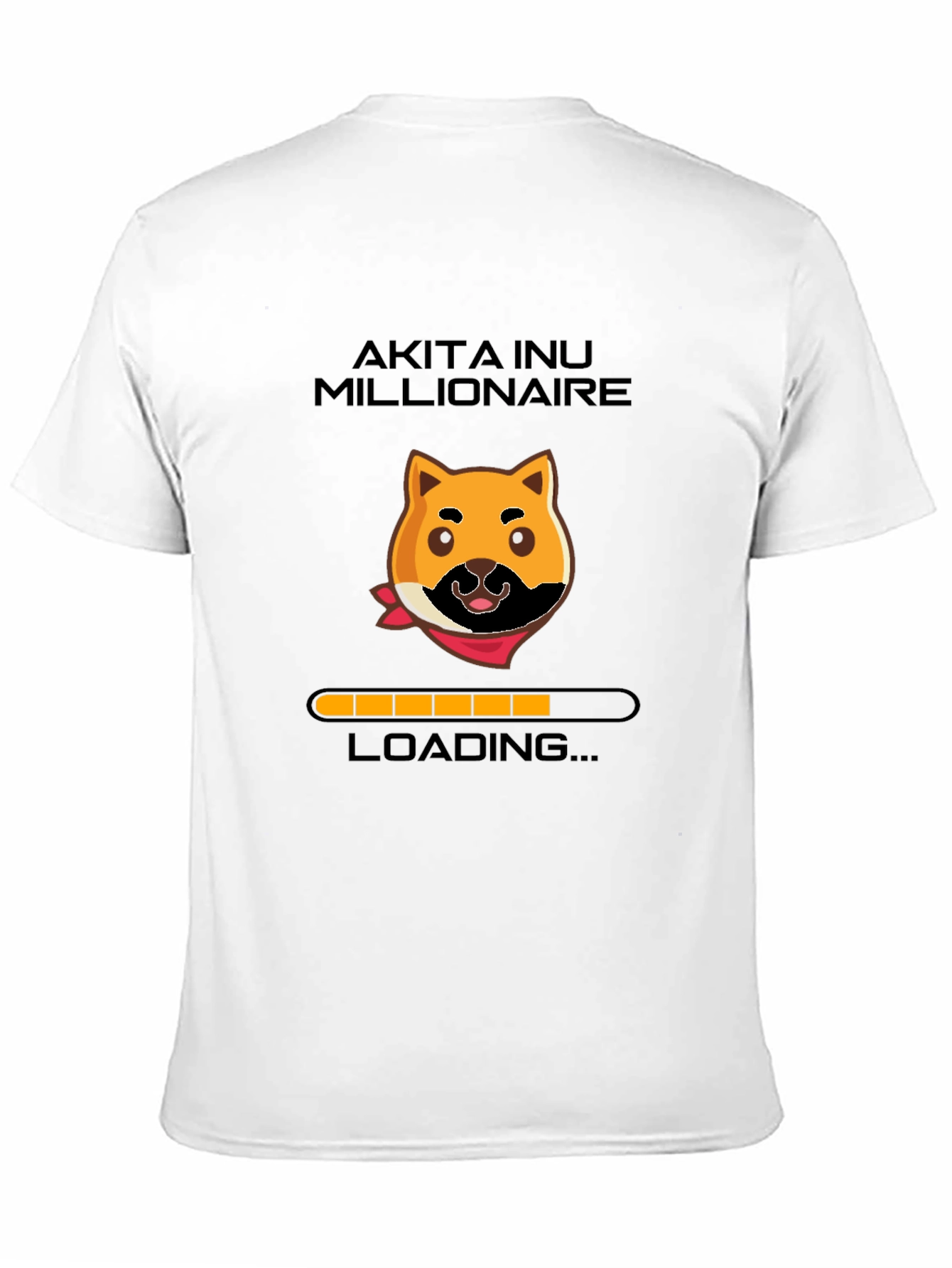 Akita Inu Millionaire Loading T-Shirt - Black