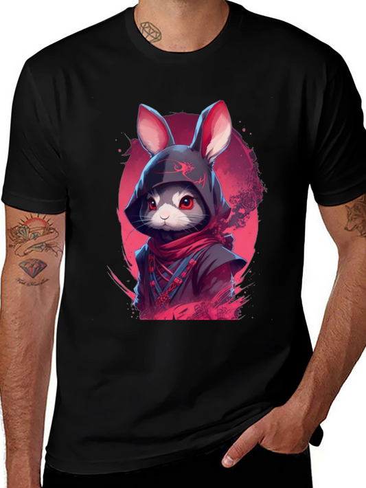 Ninja Rabbit Graphic Tee - Urban Style