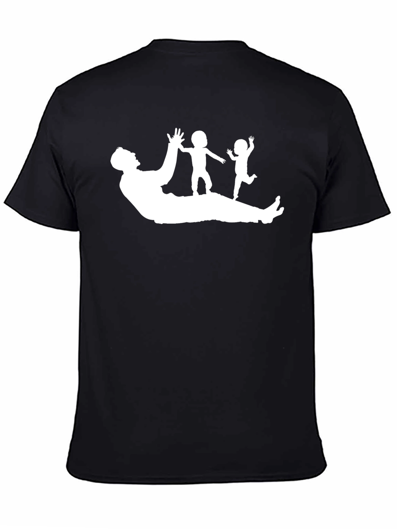 Dad & Kids Graphic T-Shirt - Playtime Fun!