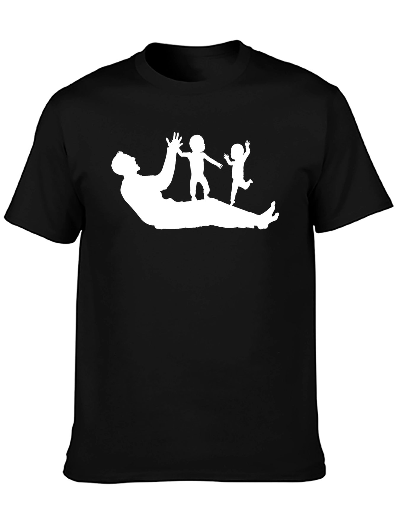 Dad & Kids Graphic T-Shirt - Playtime Fun!