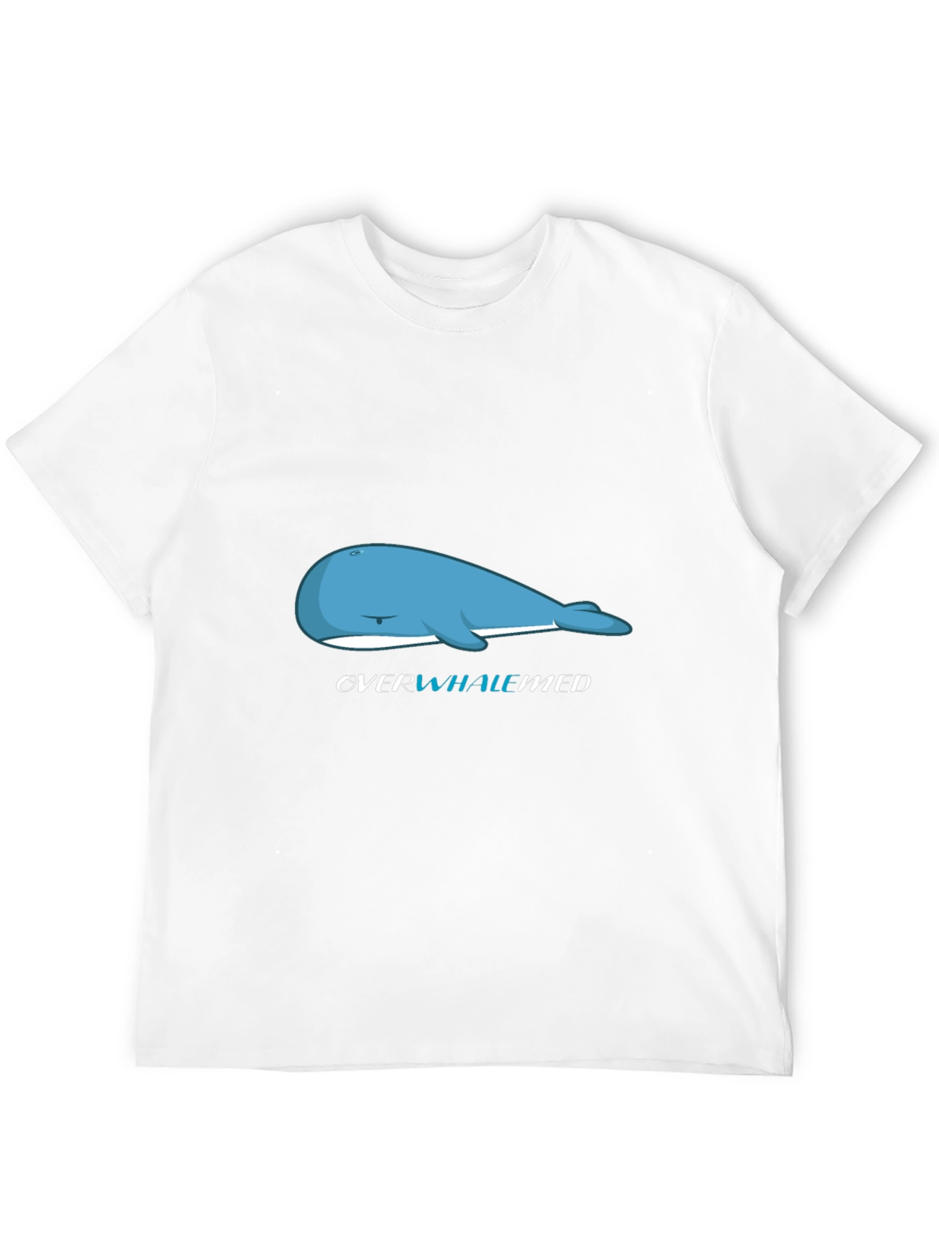 Overwhalemed T-Shirt - Funny Whale Tee