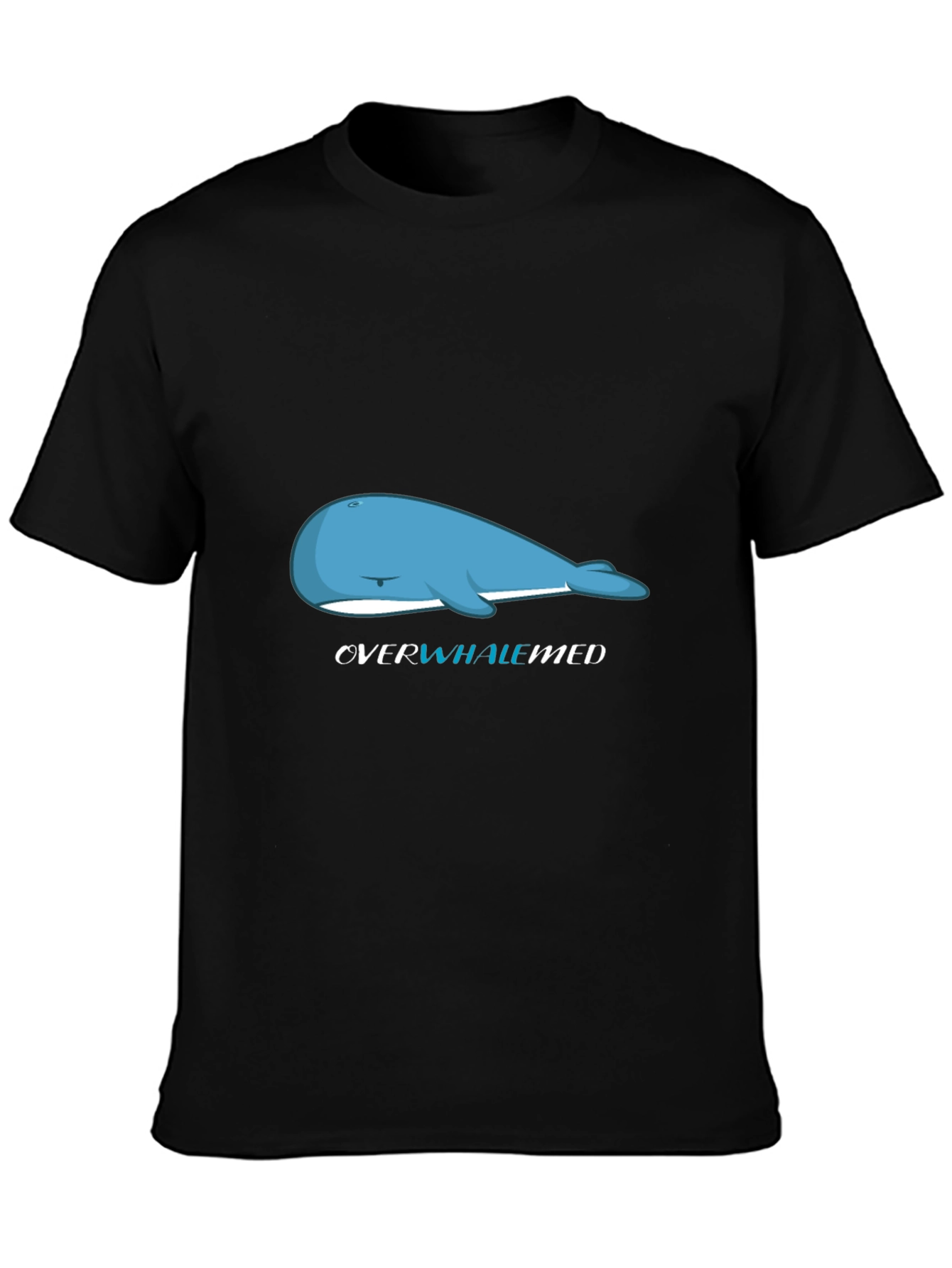 Overwhalemed T-Shirt - Funny Whale Tee