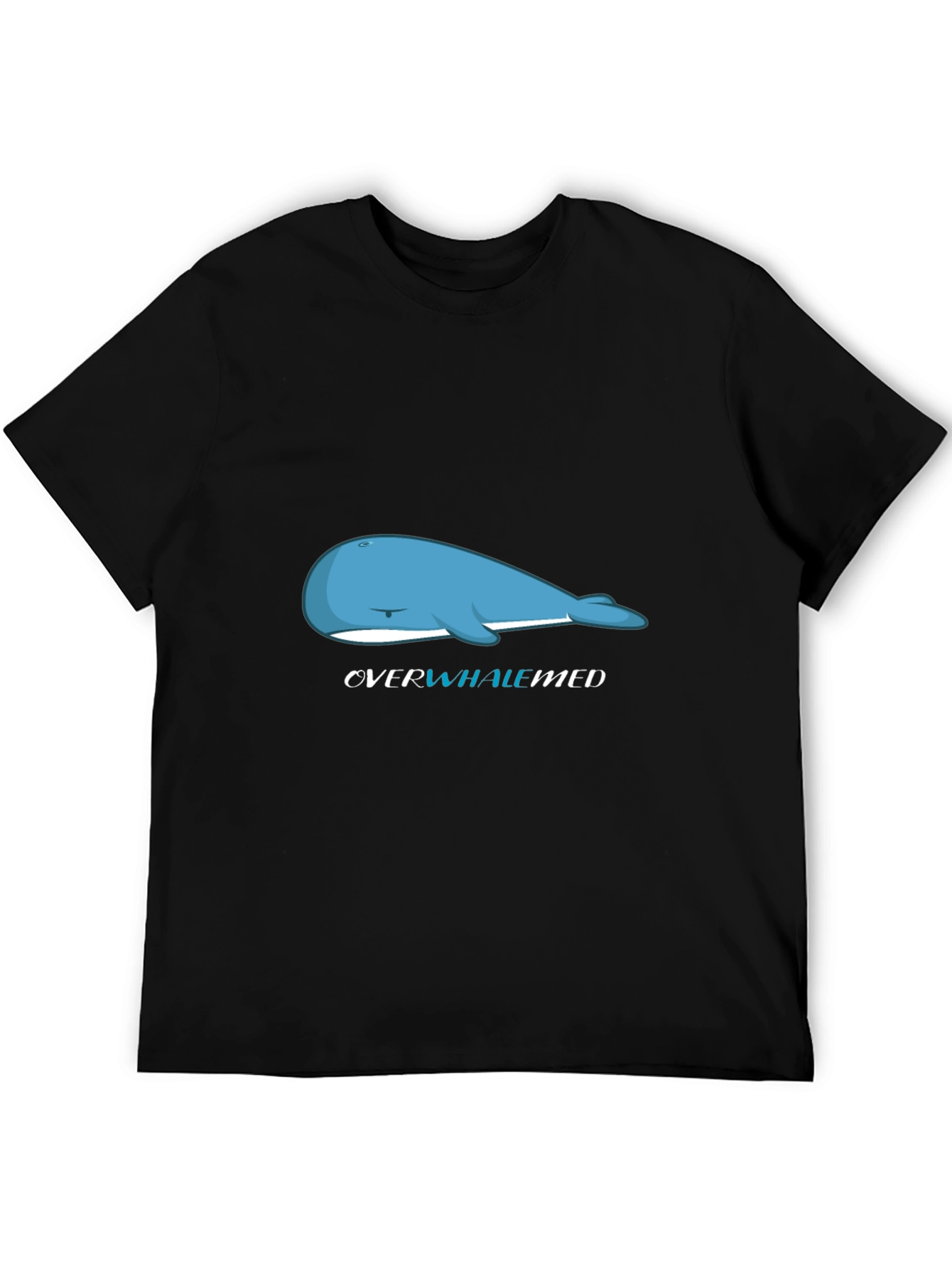 Overwhalemed T-Shirt - Funny Whale Tee
