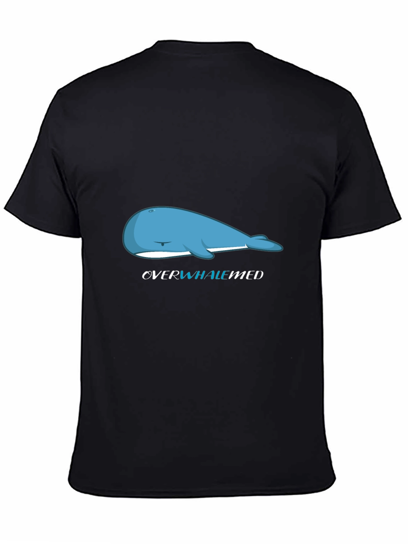 Overwhalemed T-Shirt - Funny Whale Tee