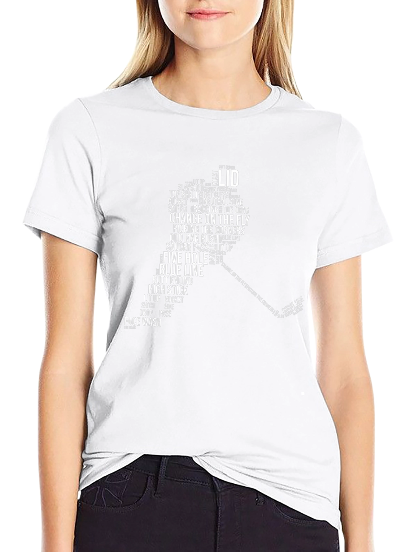 Hockey Slang Word Cloud T-Shirt