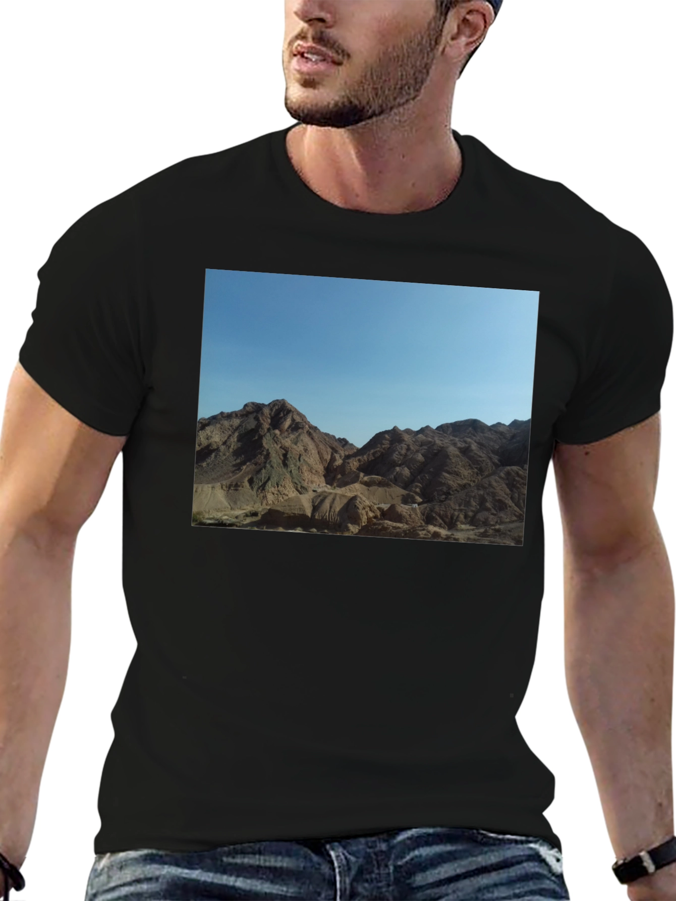 Mountain Vista Graphic Tee - Unisex Black T-Shirt