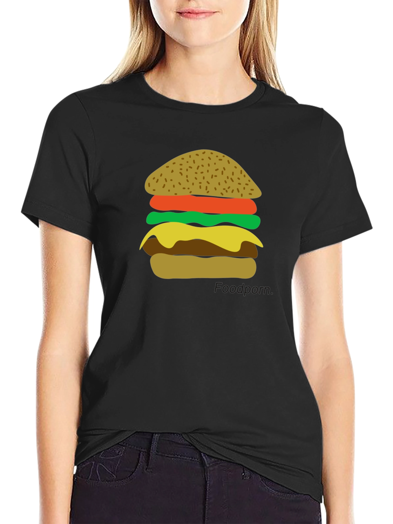 Burger Graphic T-Shirt - Foodie Fashion