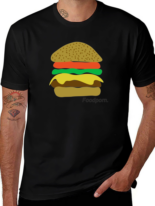 Burger Graphic T-Shirt - Foodie Fashion