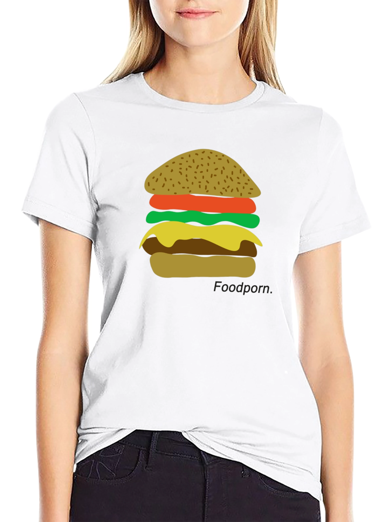 Burger Graphic T-Shirt - Foodie Fashion