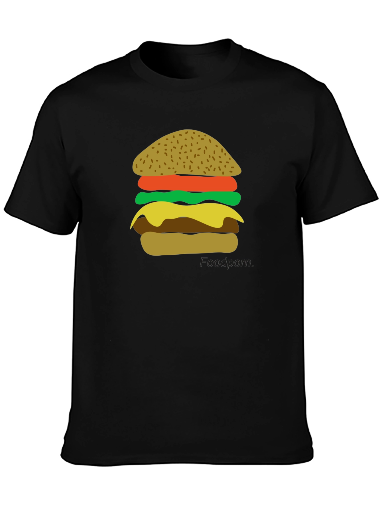 Burger Graphic T-Shirt - Foodie Fashion