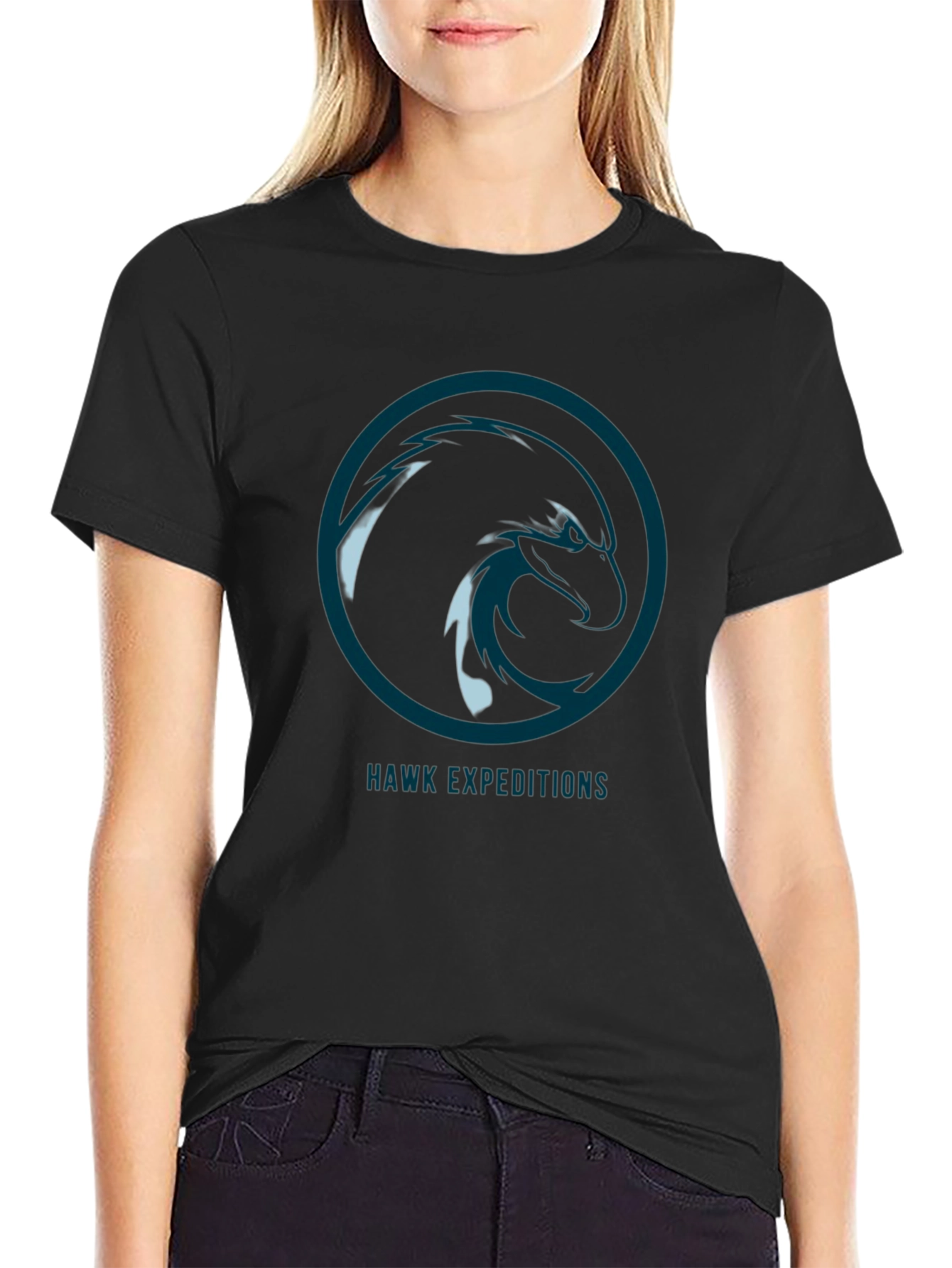 Hawk Expeditions Graphic Tee - Black