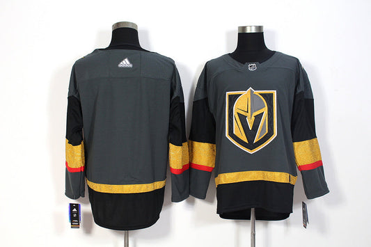 Men's Vegas Golden Knights Gray Alternate Authentic Blank Jerseys